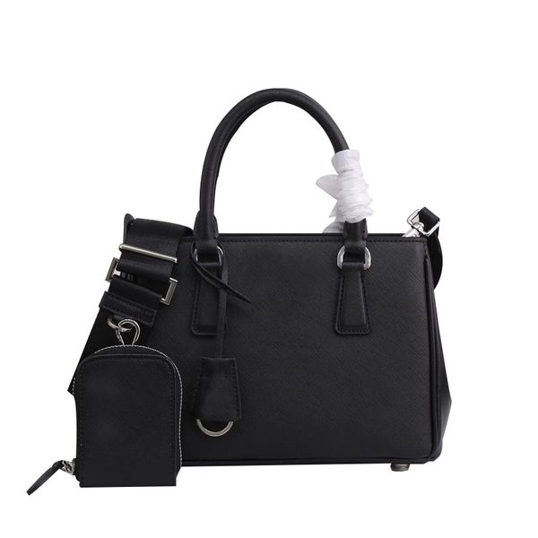 Classique Saffiano Designer Sac à bandoulière Femmes Designer Fourre-tout de luxe Le sac fourre-tout Mode Bandoulière Sac à main Femme Sacs décontractés Vintage Petit sac à main avec pochette portefeuille