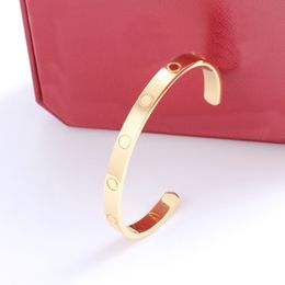Klassiek schroefpatroon serie opening Armband Armbanden Bangle Titanium staal ontwerper voor dames heren luxe sieraden geschenken vrouw meisje goud zilver rosé goud niet vervagen