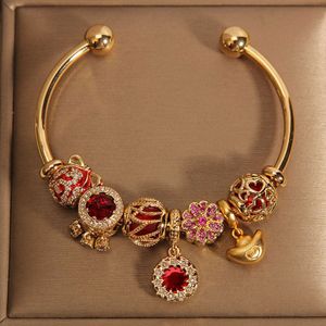 Japon et Corée du Sud bracelet bijoux perles de verre bracelet ouvert pour les femmes Instagram niche lumière luxe rétro tournesol bracelet