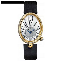 Serie clásica AAA LOGO ORIGINAL BREGUAT Relojes Diseñadores Mujeres de alta calidad Naples Empress Diamond Mecánica Mechanicela Reloj 8918ba