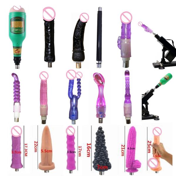 Accesorios de máquina sexy clásica Conector 3XLR Accesorios eróticos Consolador grande Ventosa Pene enorme Juguetes anales para mujeres Hombres Artículos de belleza