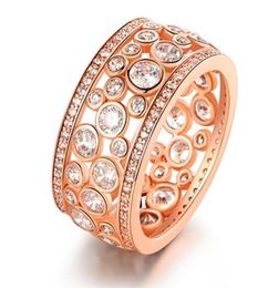 Classique Simple femmes anneaux alliance bijoux grand petit cercle lié conception ethnique femme anniversaire cadeau 54064724596610