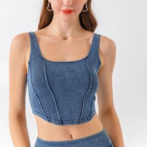 Sling Camis Camis Jeans femmes Chemises de réservoirs pour femmes Summer Sexy Souples sans manches personnalité