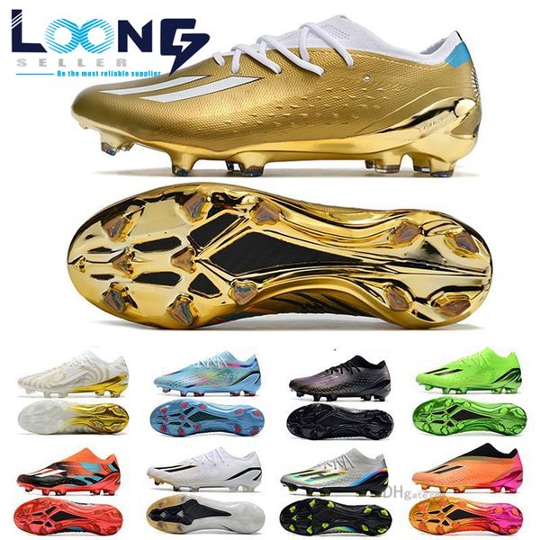 Chaussures de football classiques lionel Message Signature x Speedportal.1 FG Leyenda Perforted Cup Cups Cleats Balon Te Adoro Mi Histori L Rihla Football Chaussures pour la taille des hommes 39 à 45