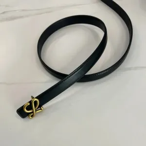 Ceintures de lettre de couleur unie classiques pour femmes designer luxe mode loewe ceinture vintage aiguille à aiguille boucle ceintures 18 couleurs taille 100-110 cm