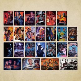 Classic Star Movie Affiche en métal Plaques de signalisation en métal Décoration murale pour Bar Pub Club Man Cave Plaque en métal Vintage Film Art Peinture Plaque en métal personnalisée Taille 30 x 20 w01