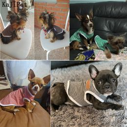 Camisa de perro clásica ropa de perro barato para perros pequeños verano chihuahua camiseta lindo cachorro de cachorro ropa de mascota para perro