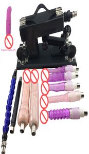 Style classique A2 canon de mitrailleuse sexuelle puissante avec 7 godes de masturbation féminine sexuelle automatique Robot Sex toys for8026352