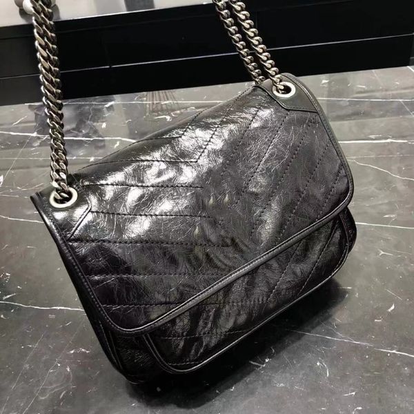 Style classique coloré mode femme sacs en cuir véritable femmes épaule dame sac à main femmes sac de messager 633151 633158 49207S