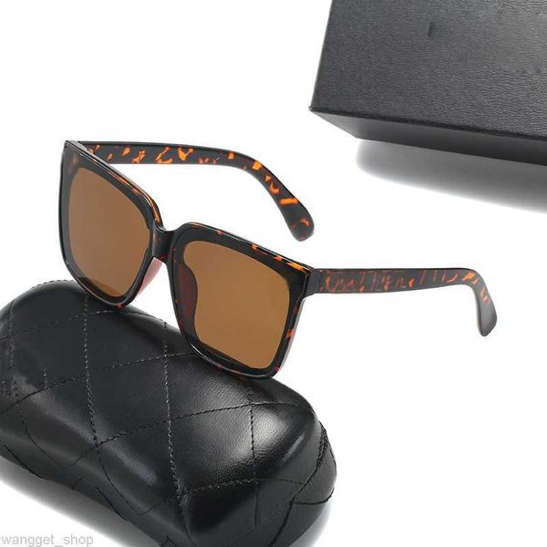 Gafas de sol clásicas de verano para mujer, gafas de sol CHA blancas y negras, lentes UV con revestimiento azul, gafas de sombra para mujer, monturas de gafas para hombre, gafas de sol de diseño