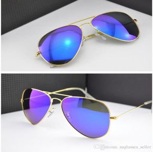 Lunettes de soleil classiques 3025 3026, aviateur, Protection UV400, lunettes de soleil pour hommes, lunettes 7775085