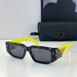 Gafas de sol clásicas gafas prad hombres gafas de sol de diseño mujeres estilo europeo americano Gafas al aire libre gafas de sol de acetato uv400 gafas unisex logotipo del triángulo