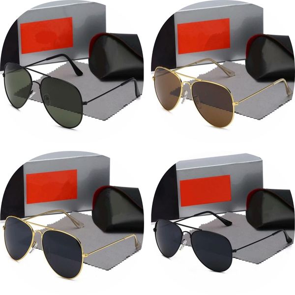 Lunettes de soleil classiques Round Femmes For Design Eyewear Sunglasses Men Fashion Metal Designer Gold Frame Soleil Lunets Lunette de Soleil er