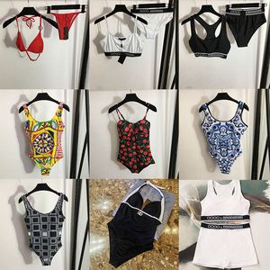 Klassieke badpakken Designer bodysuits Bikini Dames Sexy badmode uit één stuk Zwembad Strandzwempak