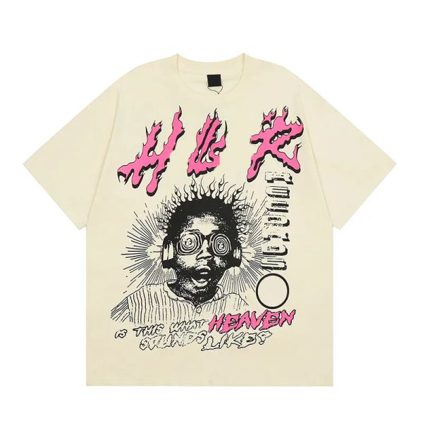 Classic T-shirt Graphic tee Designer Mens T-shirt T-shirts Wintage Hip Hop Summer Tees Womens Tops Coton Tshirts CHIFF