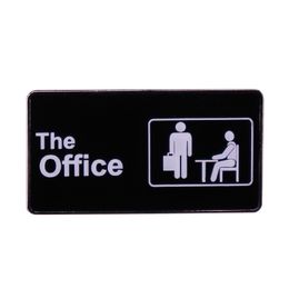 Classic The Office TV Show Elaw Pin Funny Letter Badge Fashion Sieraden Accessoires Geschenk