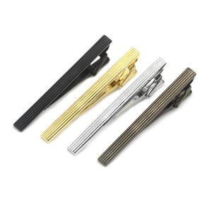 Andere bruidegomaccessoires klassieke stropdas clip zilveren goud zwart stroptie bar clips zakelijke pakbars voor mannen bruiloft mode