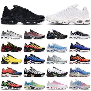 Classic Tn Ultra Casual Shoes Mens Tns Plus Triple Black White Sport Red Yellow Neon Chaussures Requin Basketball Malla transpirable Designer Trainers Sneakers