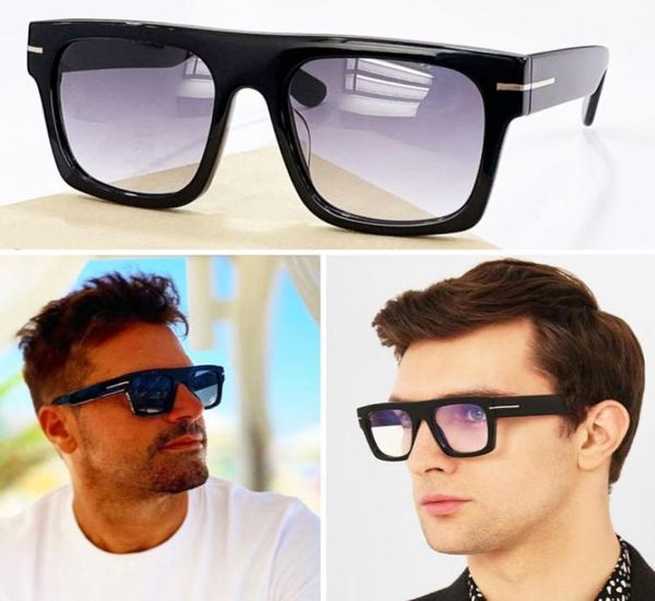 Gafas de sol clásicas Tom para hombres CONDUCCIÓN DE VIAJE UV400 Protectores Ford Eye Glases TF5634 Fashion Tendencia retro de lujo Design9456295