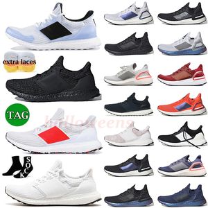 Classique Ultraboosts 19 Chaussures de course Ultra 4.0 Treiple Noir Blanc ADN Gris Cendre Pêche Core Dash Designer UltrabostS Tennis Dhgate Plate-forme Baskets Baskets