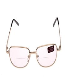 Câme métallique unisexe des verres de lecture bifocal Spectacles Lunettes de soleil clairs DIOPLAS DIOPTER 1040 10PCSLOT 8511993