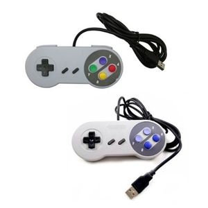 Controlador USB clásico Controladores de PC Gamepad Joypad Joystick Reemplazo para Super Nintendo SFC para SNES NES Tablet Windows MAC DHL