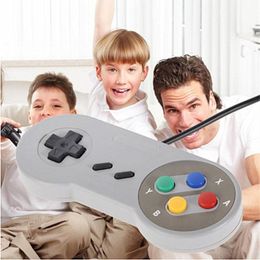 Controlador de juegos USB clásico PC Gamepad Joypad Joystick Reemplazo para Super Nintendo SF para SNES NES Tablet Windows XP/WIN7/WIN8/WIN10/VISTA/MAC con caja de venta al por menor