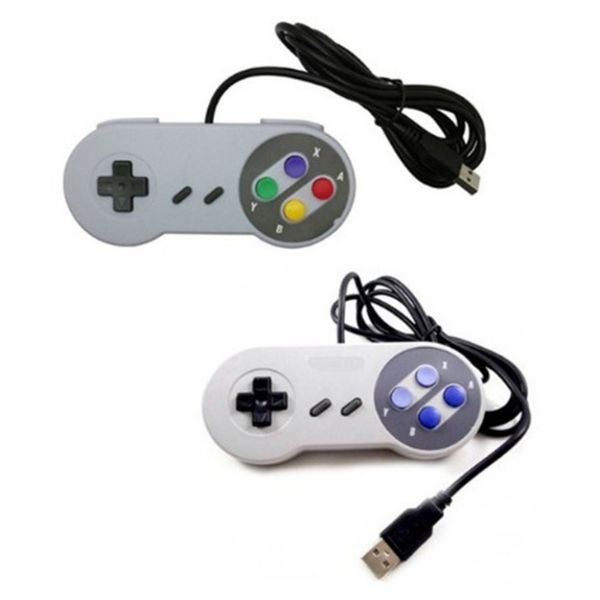 Controlador de juegos USB clásico PC Gamepad Joypad Joystick Reemplazo para Super Nintendo SF para SNES NES Tablet Windows XP/WIN7/WIN8/WIN10/VISTA/MAC DHL