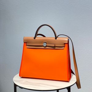 Bolsa de lona de viajes casuales clásicos versátiles, bloque de color joven y vibrante, mochila de estilo deportivo perezoso famoso, bolso de estilo universal para hombres y mujeres