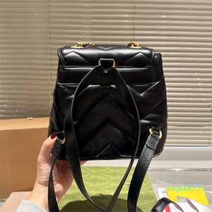 Classic Vintage Backpack Fashion DrawString Sac à dos Series en cuir jumbo Jumbo Outdoor Handbag Party Bag Luxury