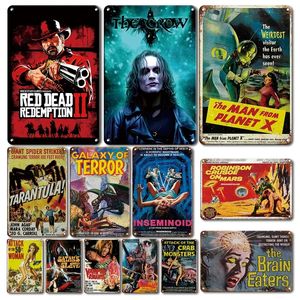 Klassieke vintage cinema poster metalen schilderplaat mode woonkamer muur decor tin bord film films man grot muurstickers plaque 30x20cm w03