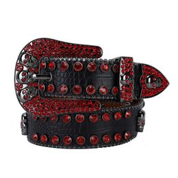 Cinturón clásico vintage para hombres y mujeres con incrustaciones de diamantes de imitación de 3,8 cm, pretina con hebilla punk, pantalones vaqueros de marca de lujo, cinturones decorativos, patrón de cocodrilo