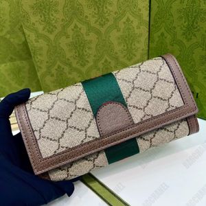 Portefeuille classique pour femmes, sacs à bandoulière avec chaîne diagonale, sac à main de styliste, mode double lettre imprimée, porte-monnaie 2768