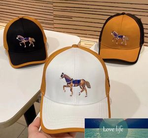 Klassiek War Horse borduurpaar baseballpet alles eenvoudige eendenmuts alles zonwerende hoeden
