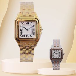 Klassiek horloge mode luxe Heren en dames quartz waterdicht hoogwaardig saffier rechthoek roestvrij staal trend sfeer vrije tijd Roestvrij stalen horlogeband