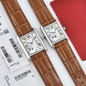 Reloj clásico para mujer de cuarzo, relojes femeninos de gran venta, pulsera de cuero, reloj de pulsera 001282V