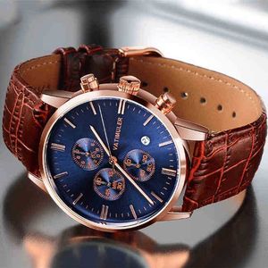 Classic Watch Men Multolour Select Promotion Quartz Private Label PolsWatch Leather Strap Watch5RU3XQC0