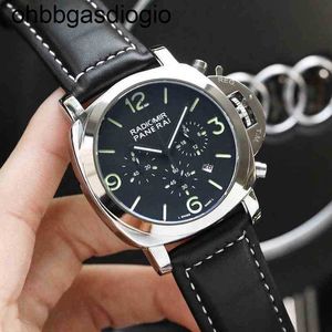 Classic Watch Panerass Men Designer horloges lederen waterdichte chronograph Business Watch Jam YKH1 Watch