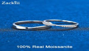 Klassieke trouwring set voor hem en haar paren bijpassende ringen Women039s verlovingsring bruidssets sterling zilveren sieraden 2208135882870