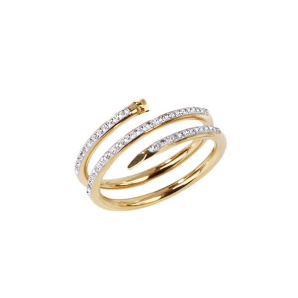 Mariage classique t anneau mer anneaux de bain pour hommes bagues de fiançailles pour femmes clou anneau goujon chaîne moissanite méduse bijoux de luxe amour glace anneaux accessoires de créateurs