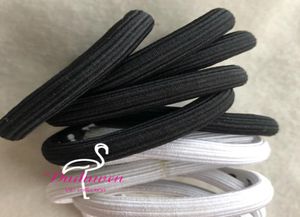 Klassiek wit en zwart elastisch haar met de hand bedrukte letter C Fashion Hair Tie Fashion Hair Rope V Gift Collection Accollecties5145765