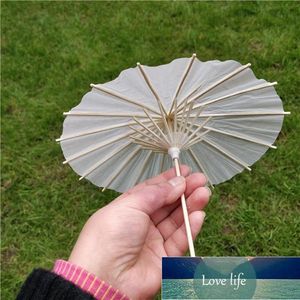 Papier blanc classique Chinois Craflla Umbrel parasol Oriental Umbrella For Wedding 20 30 40cm pour l'artisan