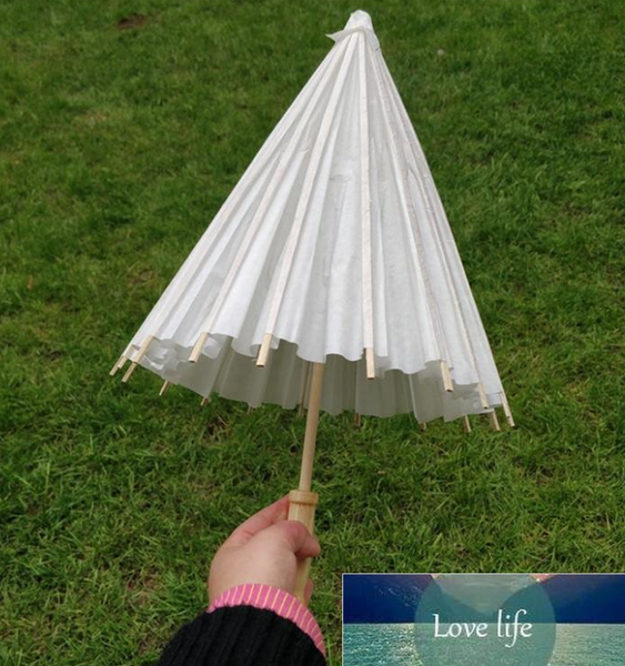 Parapluie Oriental Parapluie Chinois en Papier Blanc Classique Parapluie Oriental pour Mariage 20 30 40 60cm pour Artisanat Accessoires Photo Décorations de Mariage