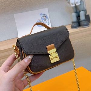 Bolsos clásicos para mujer Bolso con cadena Cartera de cuero Tarjeta Crossbody Monedero Hombro Carteras de mensajero