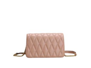 Klassieke damesketen vouwtas schoudertassen mode boodschappen tasjes luxe designer portemonnees gemaakt van Italiaans geïmporteerde lambskine -crossbody satchel tas handtas