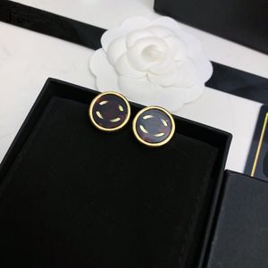 Boucles d'oreilles de créateurs classiques pour femmes Diamant Lettre Stud Or 18 carats Perle Jewerlry Fête de mariage