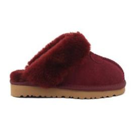 Femmes classiques Slippers Furrs Winter Warm Slippers Indoor House Slippers Top Quality Dame Dame Home Chaussures intérieures Flip Flops Casual Shoes Zapatos de Mujer Big Size 45