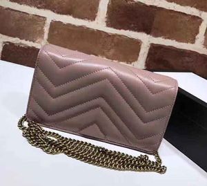 Klassieke Vrouwen Liefde Hart V Wave Patroon Satchel Kettingzakken Sleutelhanger Echt Lederen Crossbody Schoudertas Portemonnee Messenger Handtas