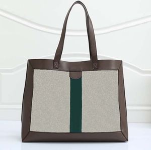 Sacs de Shopping classiques pour femmes, sacs à main marron de styliste pour dames, sac à bandoulière de haute qualité 44x12x35cm
