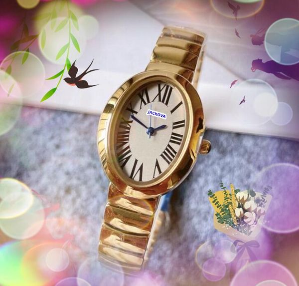 Classique femmes petit cadran Simple montre tout le crime horloge centrale en acier inoxydable mouvement à Quartz série de réservoir romain couleur or argent montres mignonnes cadeaux